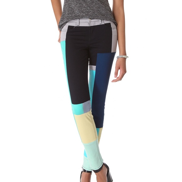 J Brand Colorblock Jeans | sz 25 - Picture 1 of 6